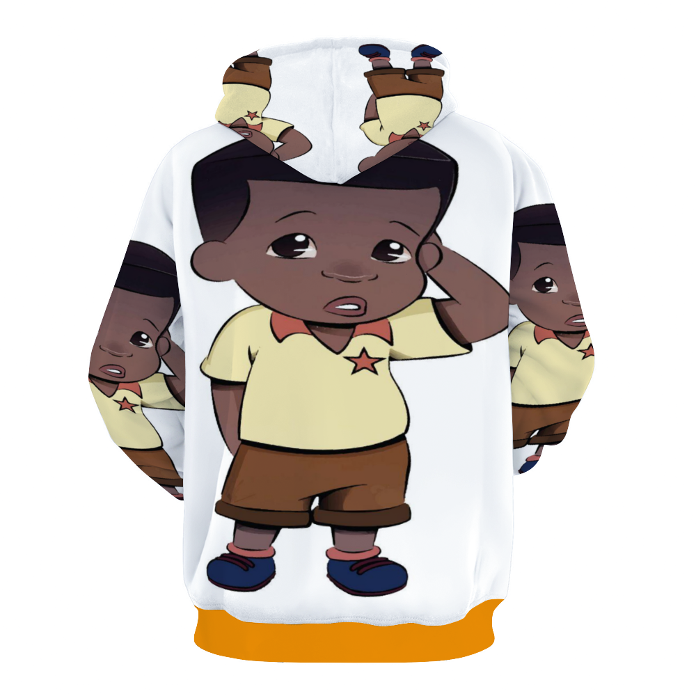 Customizable Unisex All Over Print Plush Hoodies with Pockets