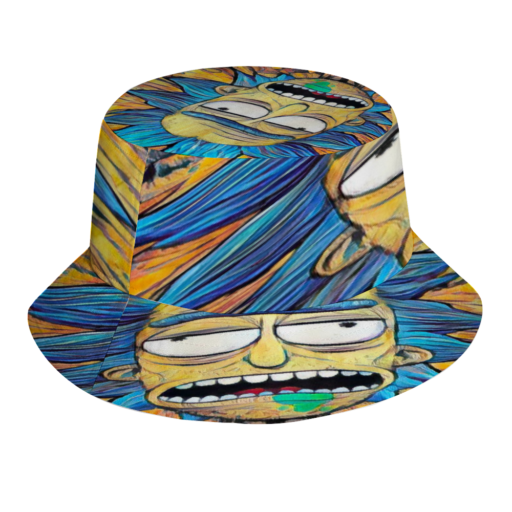 Custom Hats All Over Print Bucket Hat with Customized Under Brim