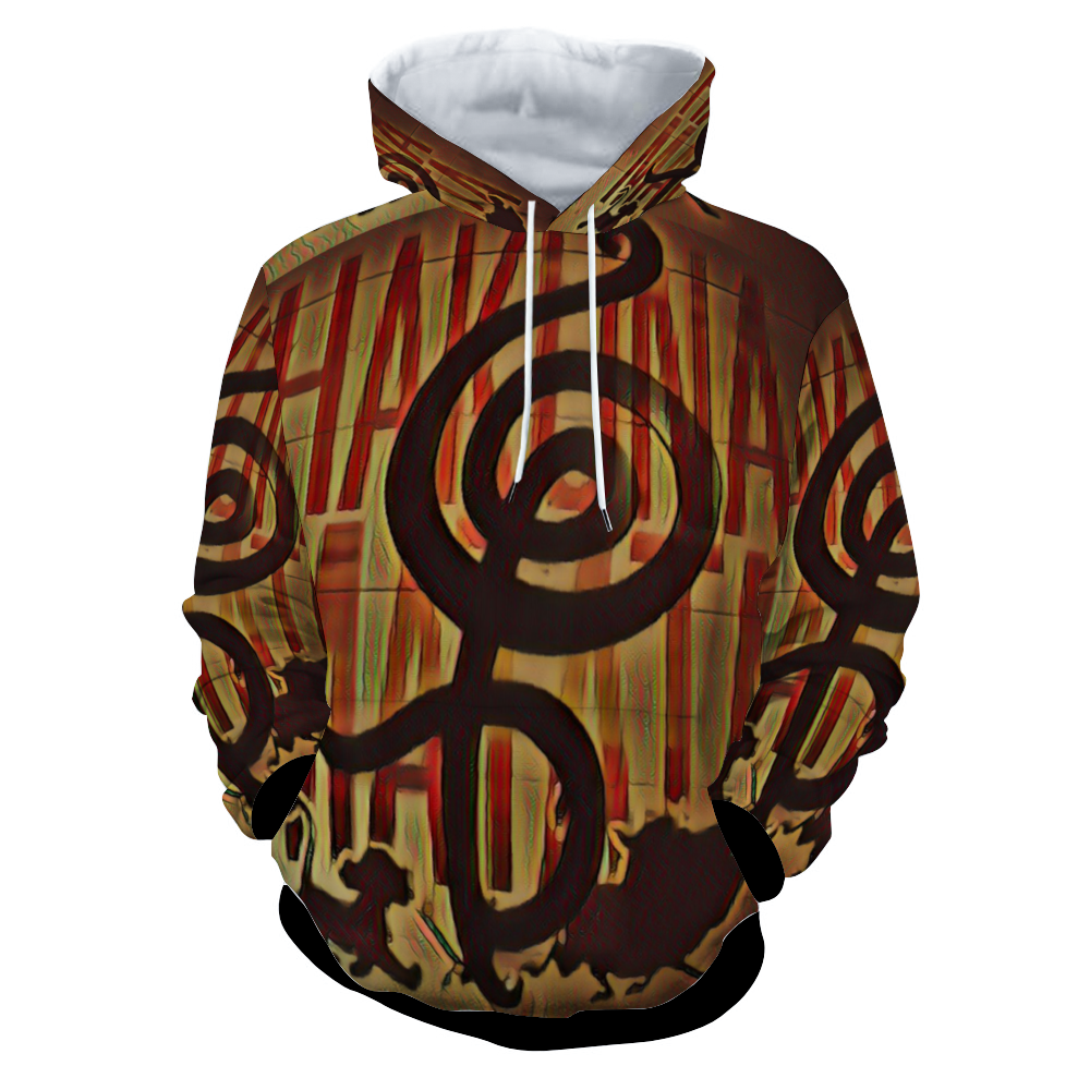 Customizable Unisex All Over Print Plush Hoodies with Pockets