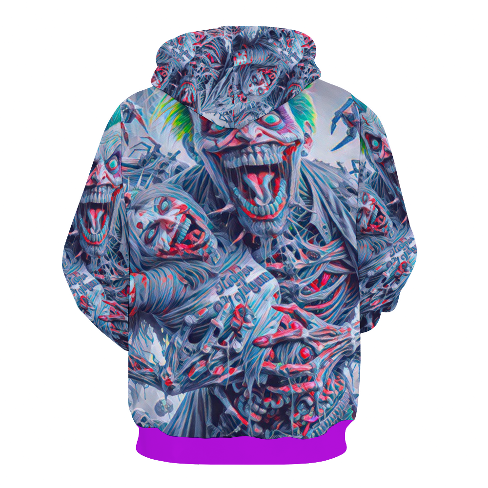 Customizable Unisex All Over Print Plush Hoodies with Pockets