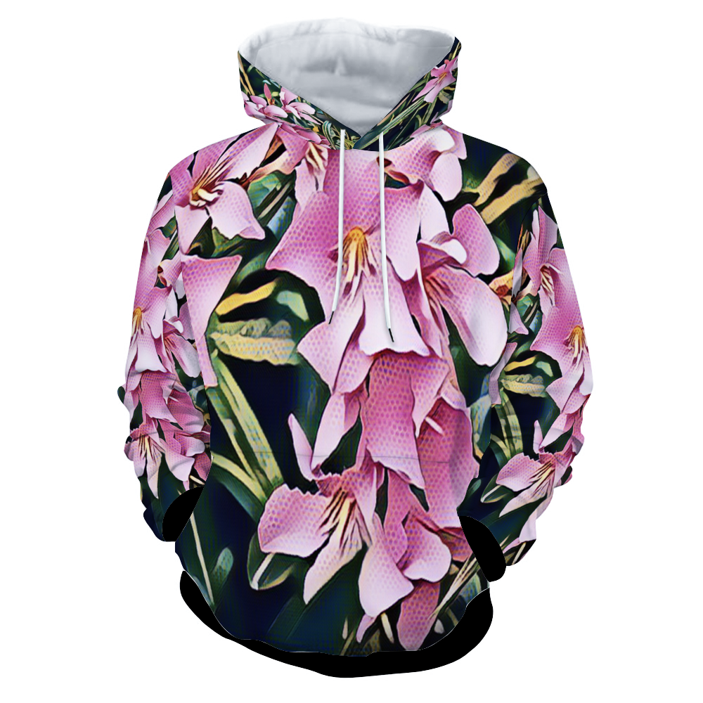 Customizable Unisex All Over Print Plush Hoodies with Pockets