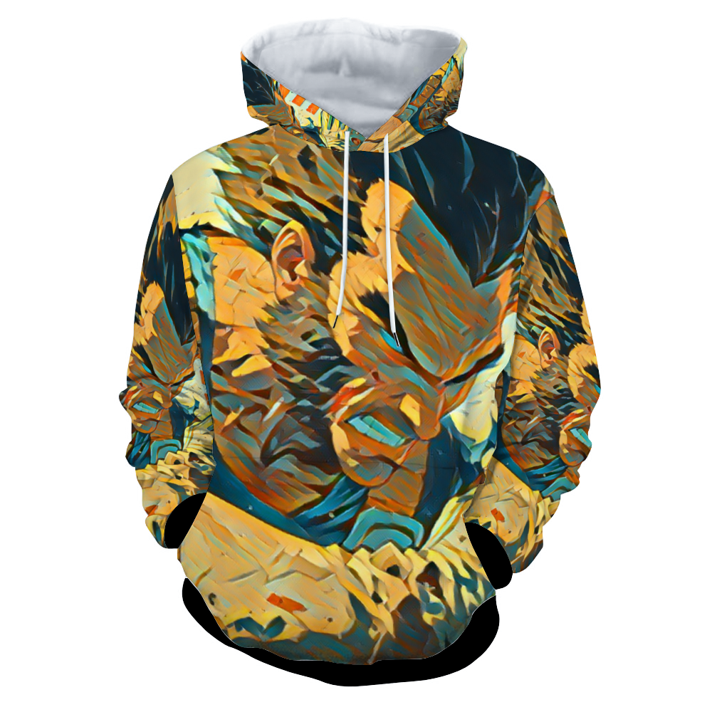 Customizable Unisex All Over Print Plush Hoodies with Pockets