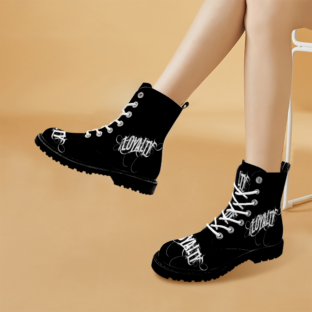 Custom Round Toe Boots Fashion Unisex All Over Print Shoes