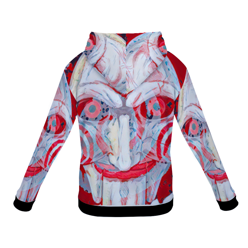 Customizable Unisex All Over Print Plush Hoodies with Pockets