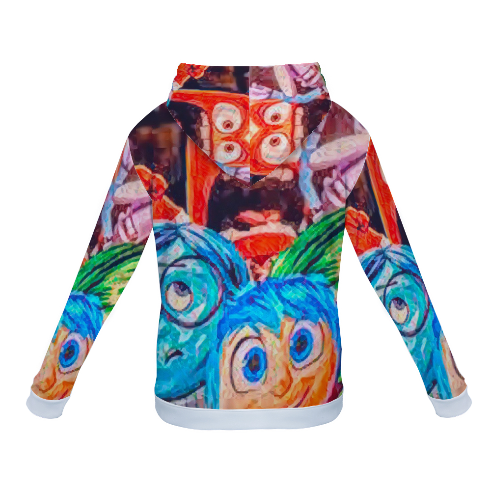 Customizable Unisex All Over Print Plush Hoodies with Pockets