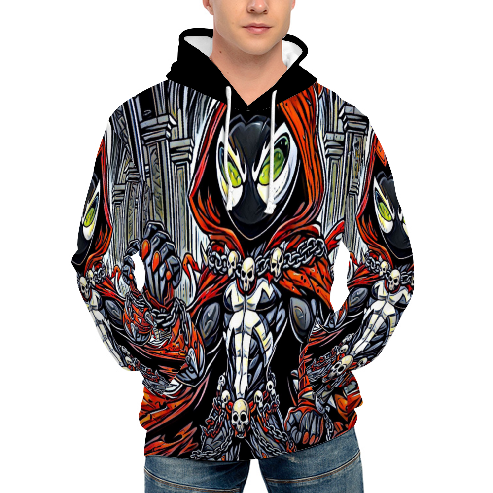 Custom Hoodies Unisex All Over Print Plush Hoodies with Pockets