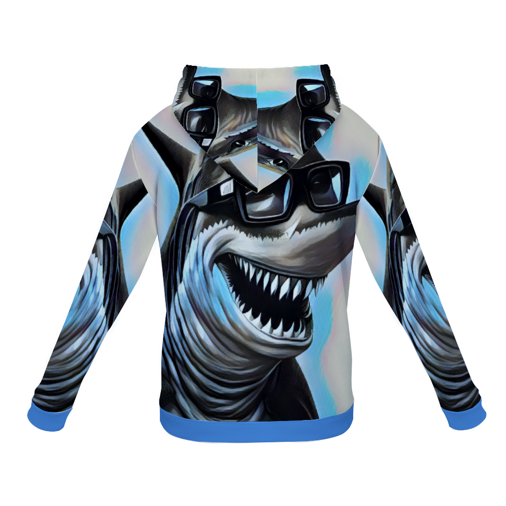 Customizable Unisex All Over Print Plush Hoodies with Pockets