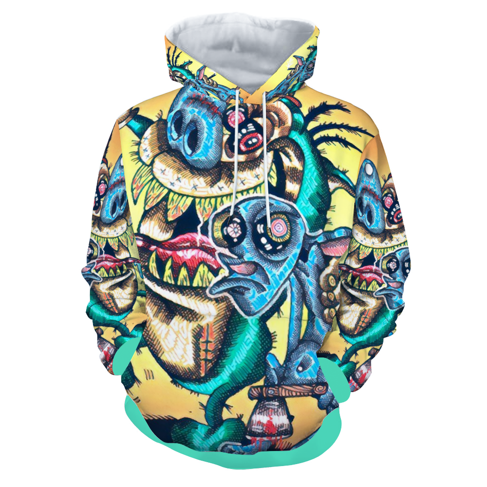 Customizable Unisex All Over Print Plush Hoodies with Pockets