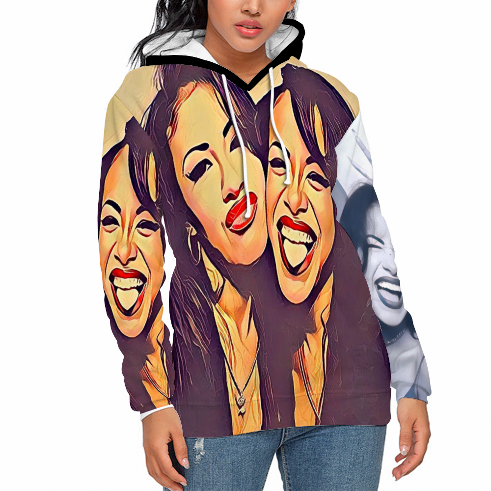 Custom Hoodies Unisex All Over Print Plush Hoodies with Pockets