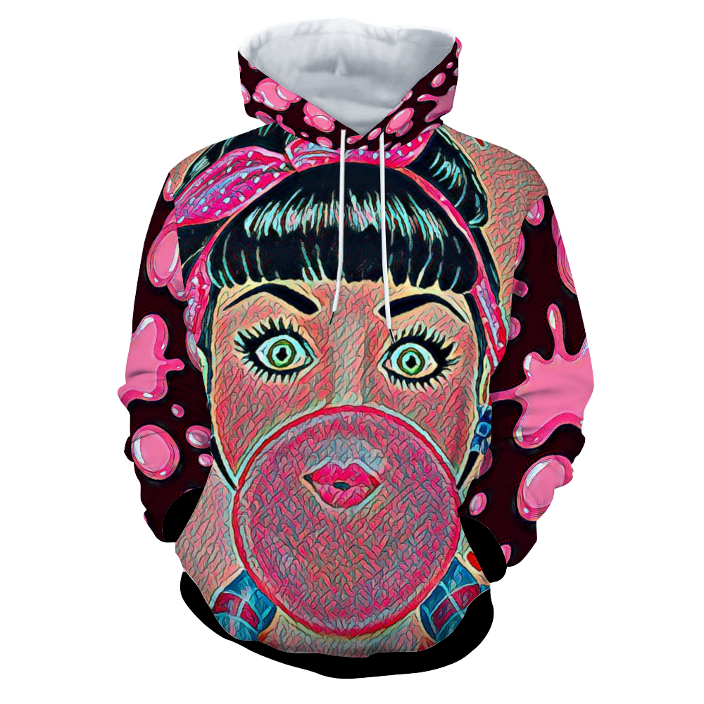 Customizable Unisex All Over Print Plush Hoodies with Pockets