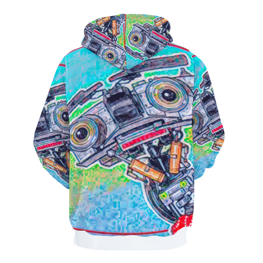 Customizable Unisex All Over Print Plush Hoodies with Pockets