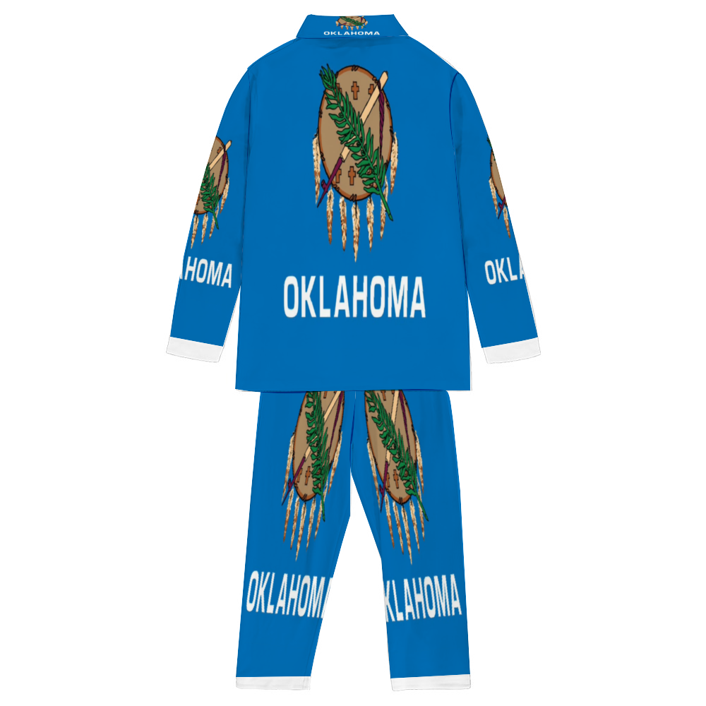 Custom Unisex  All Over Print Long Sleeve Pajamas Set of Shirt & Pants for Adults Sleeper Set Lounge Clothing