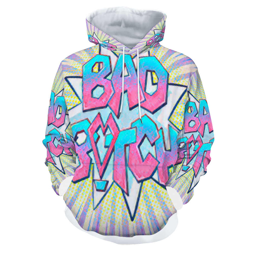 Customizable Unisex All Over Print Plush Hoodies with Pockets