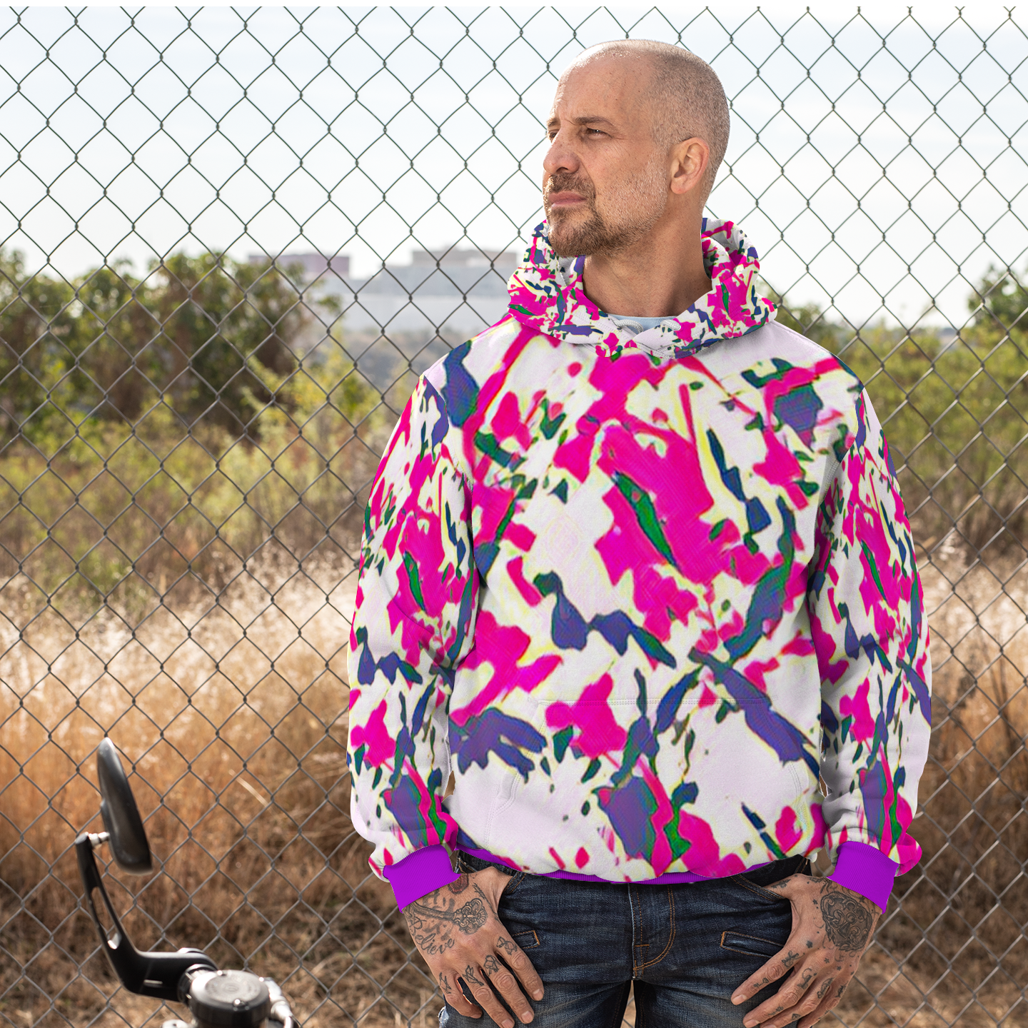 Customizable Unisex All Over Print Plush Hoodies with Pockets