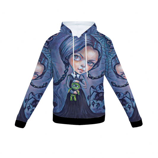 Customizable Unisex All Over Print Plush Hoodies with Pockets