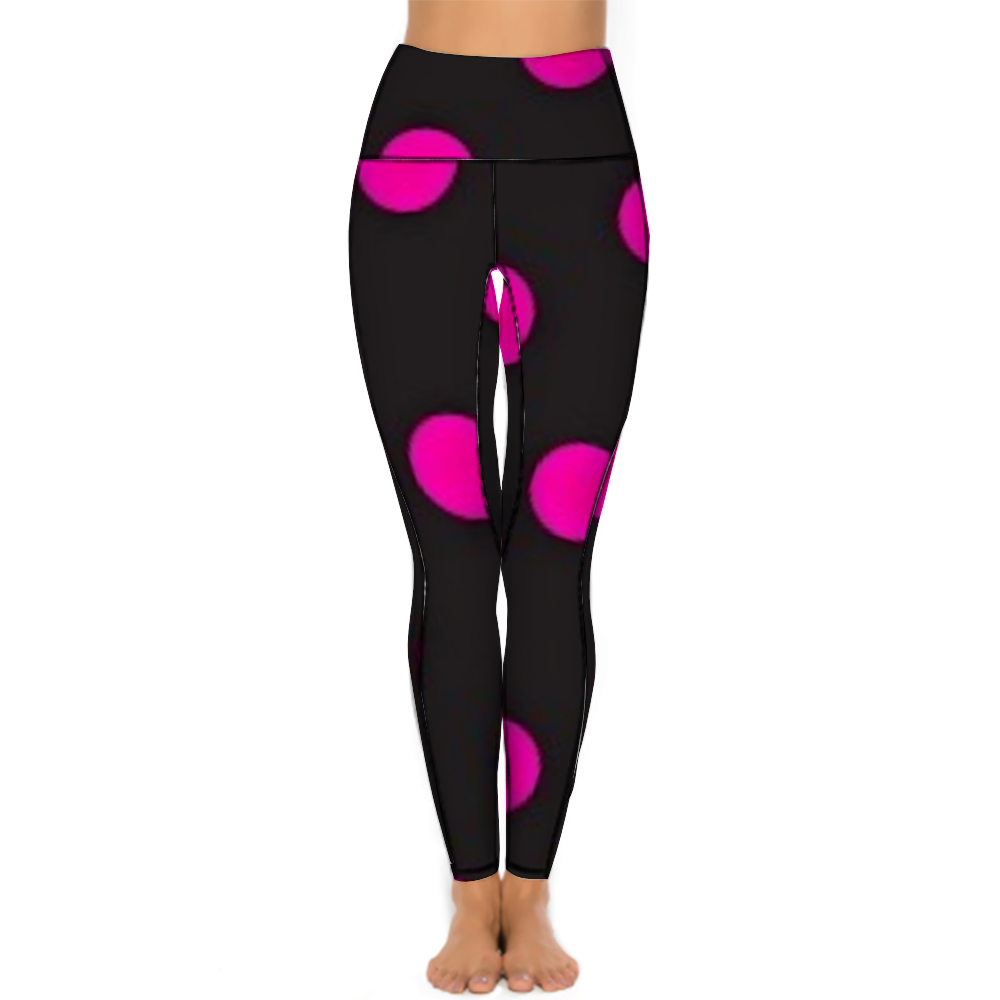 Custom Women's All Over Printed High Waist Yoga Skinny Pants