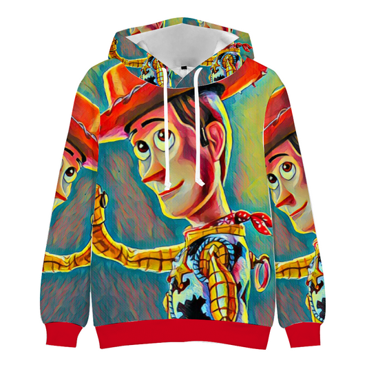 Custom Unisex Hoodies Novelty Pullover Sweatshirts  without Pockets