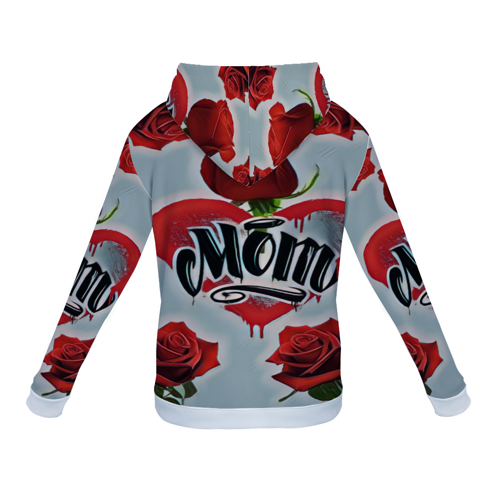 Customizable Unisex All Over Print Plush Hoodies with Pockets