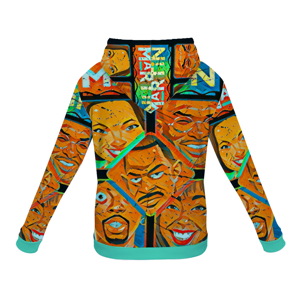 Customizable Unisex All Over Print Plush Hoodies with Pockets