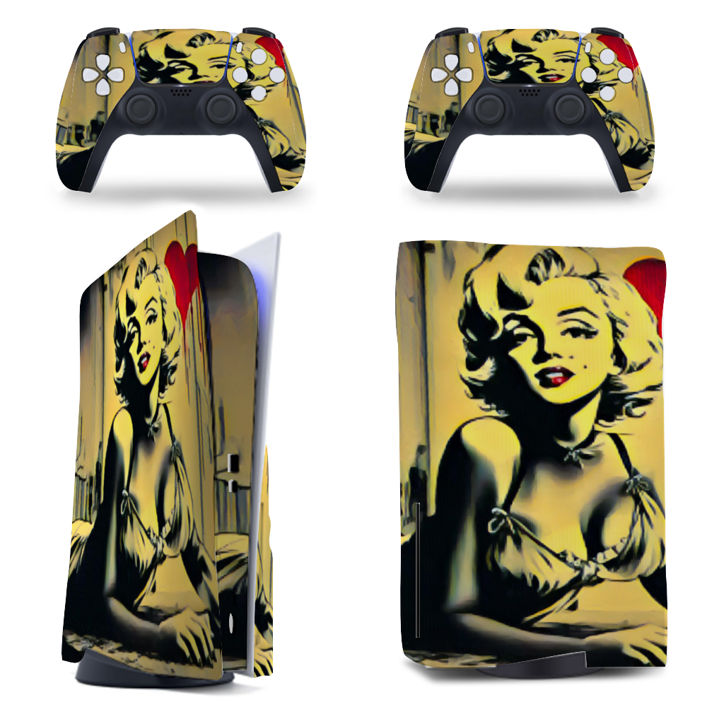 Custom  Sticker for PS5 Controller PS5 Console Sticker  Digital Version and Disc Version