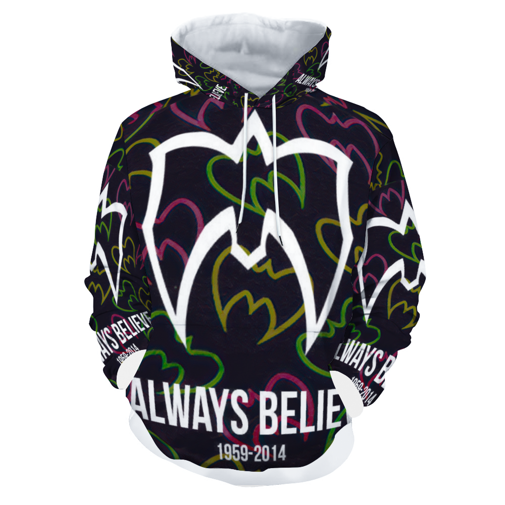 Customizable Unisex All Over Print Plush Hoodies with Pockets