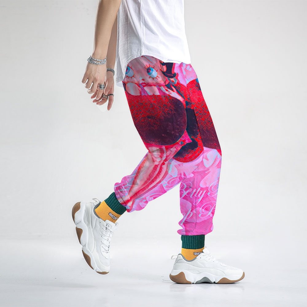 Custom Unisex All Over Print Long Casual Baggy Jogger Pants