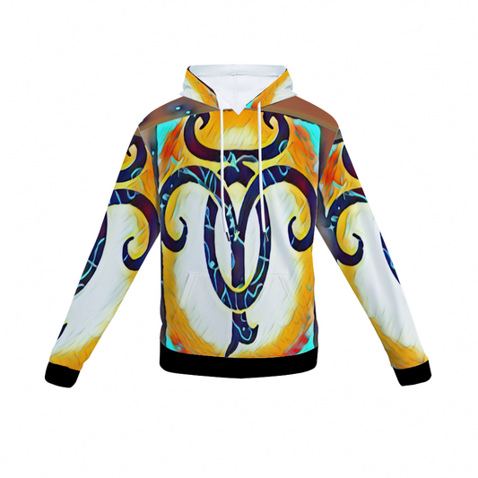 Customizable Unisex All Over Print Plush Hoodies with Pockets