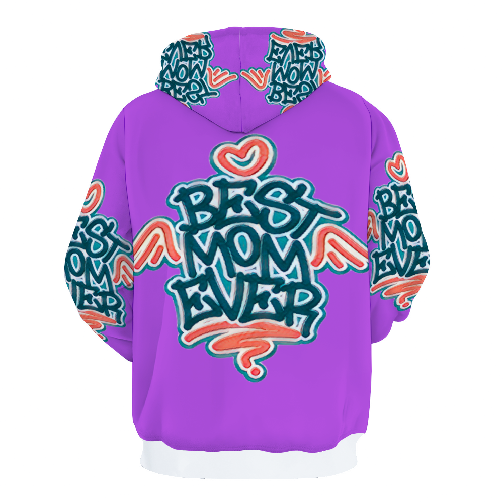 Customizable Unisex All Over Print Plush Hoodies with Pockets