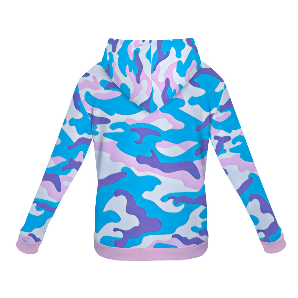 Customizable Unisex All Over Print Plush Hoodies with Pockets