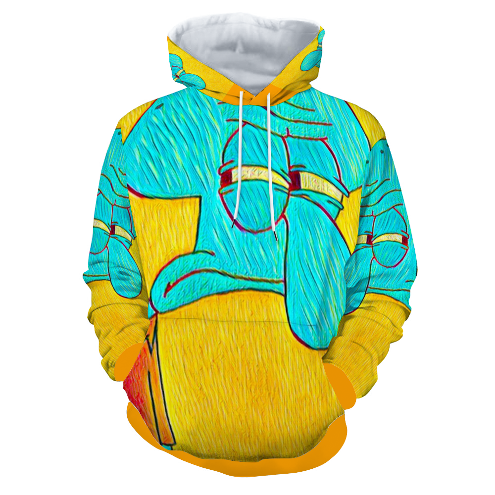 Customizable Unisex All Over Print Plush Hoodies with Pockets