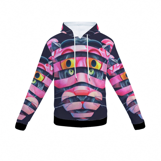 Customizable Unisex All Over Print Plush Hoodies with Pockets