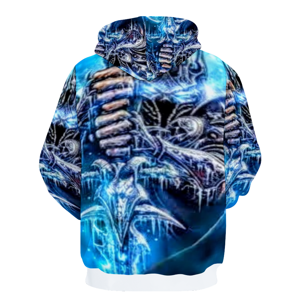 Customizable Unisex All Over Print Plush Hoodies with Pockets