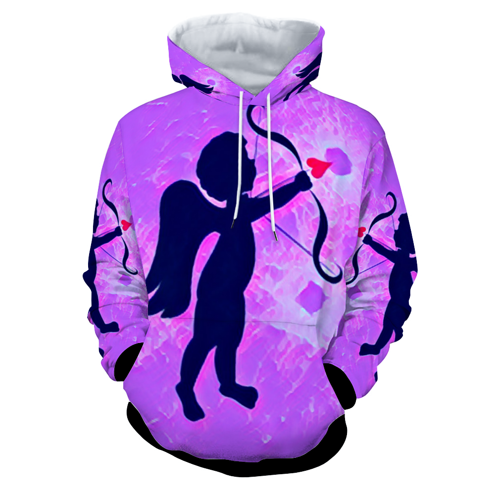 Customizable Unisex All Over Print Plush Hoodies with Pockets