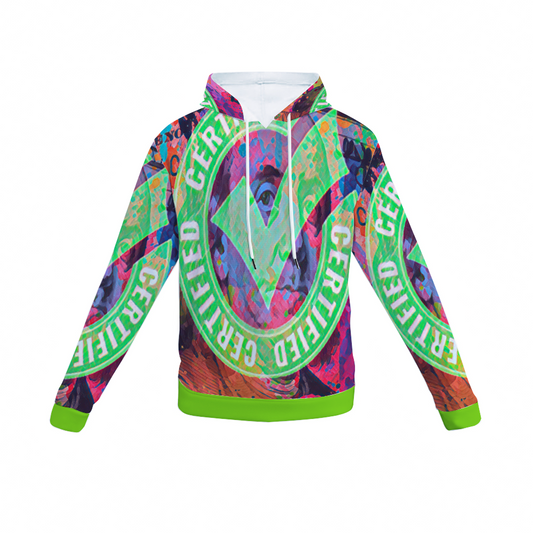 Customizable Unisex All Over Print Plush Hoodies with Pockets