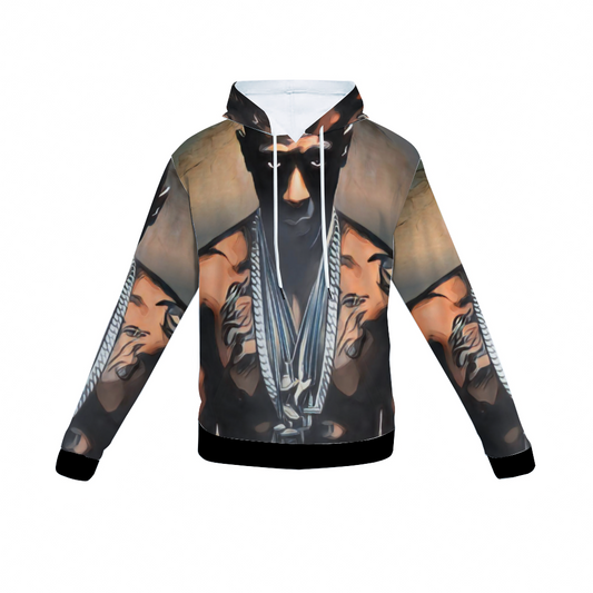 Customizable Unisex All Over Print Plush Hoodies with Pockets