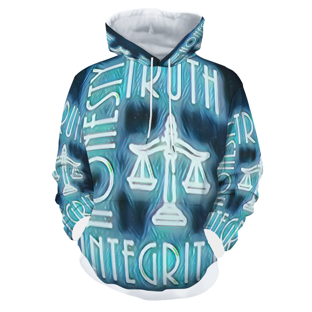 Customizable Unisex All Over Print Plush Hoodies with Pockets